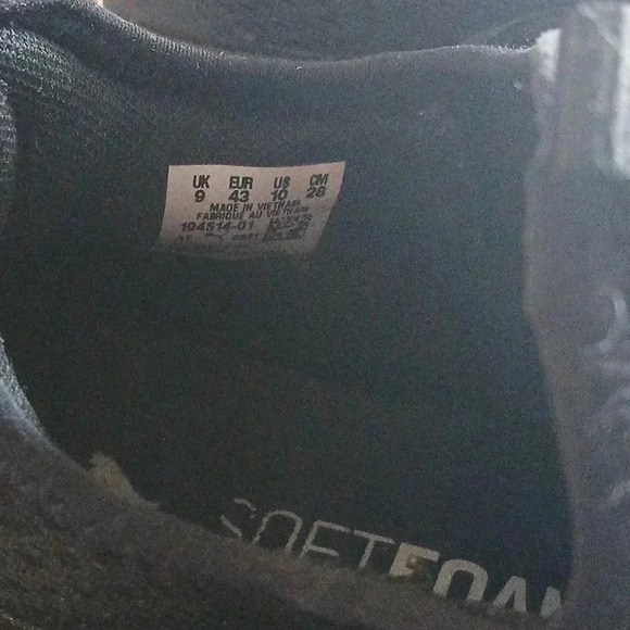 Puma sneakers size 10...worn once..blk n white..gr8 for walk or jog. We bundle.. - Picture 3 of 5